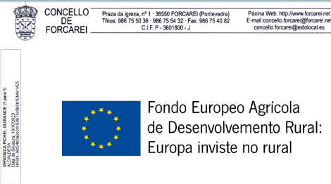 FONDO EUROPEO AGRÍCOLA DE DESENVOLVEMENTO RURAL. EUROPA INVISTE NO RURAL